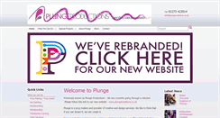 Desktop Screenshot of plungeproductions.com